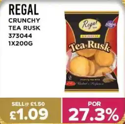 Bestway REGAL Crunchy tea rusk offer