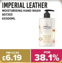 Bestway IMPERIAL LEATHER Moisturising hand wash offer