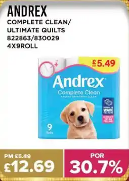 Bestway ANDREX Complete clean/ ultimate quilts offer