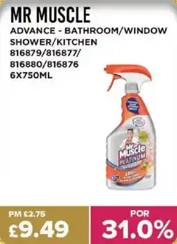 Bestway MR MUSCLE Advance - bathroom/window shower/kitchen offer