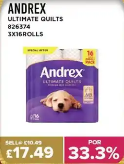 Bestway ANDREX Ultimate quilts offer