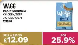 Bestway WAGG Meaty goodness - chicken/beef offer