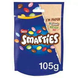 Iceland Smarties Milk Chocolate Sharing Bag 105g offer