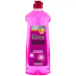 Iceland HOME Dishwasher Rinse Aid Pink Grapefruit and Pomegranate 500ml offer