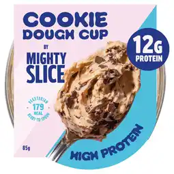 Iceland Mighty Slice Cookie Dough Cup 80g offer