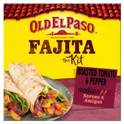 Iceland Old El Paso Roasted Tomato & Pepper Fajita Kit 500g offer