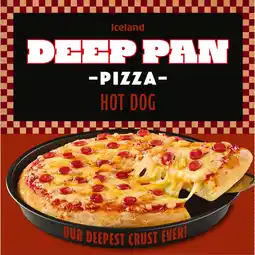 Iceland Iceland Deep Pan Pizza Hot Dog 425g offer