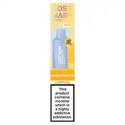 Iceland Lost Mary BM600 Pineapple Ice Prefilled Pod 20mg/ml offer