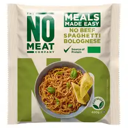 Iceland The No Meat Company No Beef Spaghetti Bolognese 400g offer
