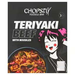 Iceland Chopstix Noodle Bar Teriyaki Beef with Noodles 400g offer