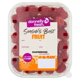 Iceland Donnelly Fresh Season's Best Fruit Raspberries 125g offer