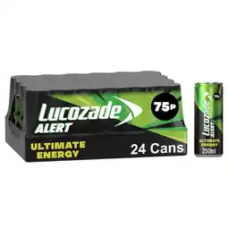 Iceland Lucozade Alert Ultimate Energy Drink 24 x 250ml offer