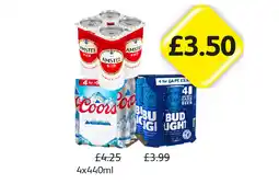 Londis Amstel, Coors, Bud Light offer