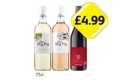 Londis The Shy Pig Crisp White, Blush, McGuigan Deep Red offer