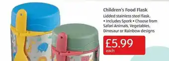 Aldi Children's Food Flask offer