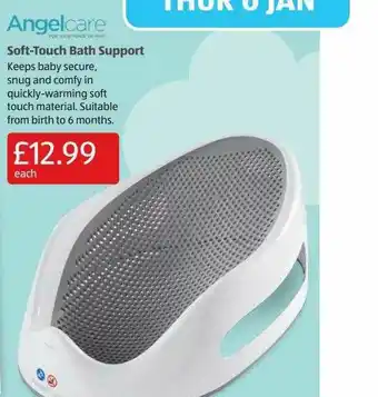 Aldi Angelcare Soft-touch Bath Support offer