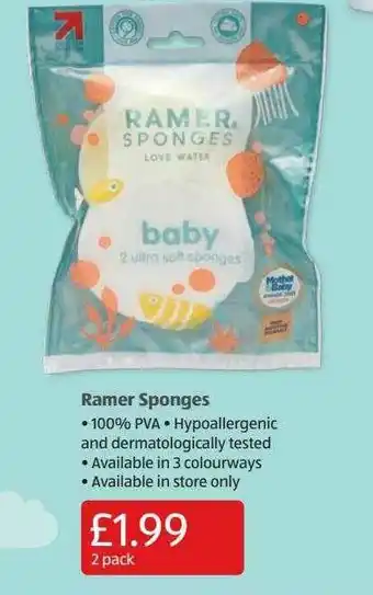 Aldi Ramer Sponges offer
