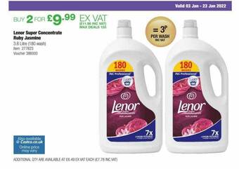Costco Lenor Super Concentrate Ruby Jasmine offer