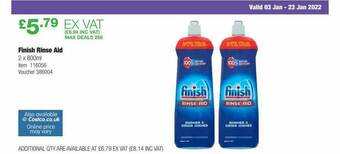 Costco Finish Rinse Aid offer
