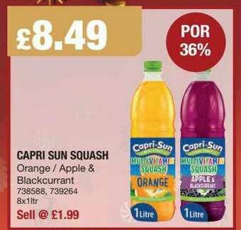 Bestway Capri Sun Squash offer