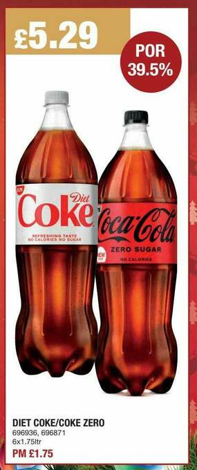 Bestway Diet Coke Coke Zero offer
