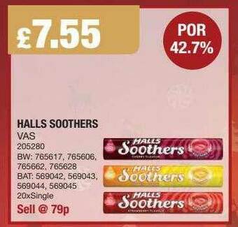 Bestway Halls Soothers offer