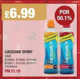 Bestway Lucozade Sport offer