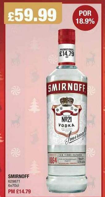 Bestway Smirnoff offer