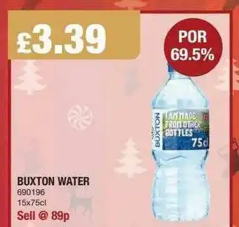 Bestway Buxton Water offer