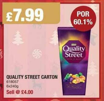 Bestway Quality Street Carton offer