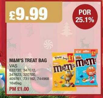 Bestway M&m's Treat Bag offer