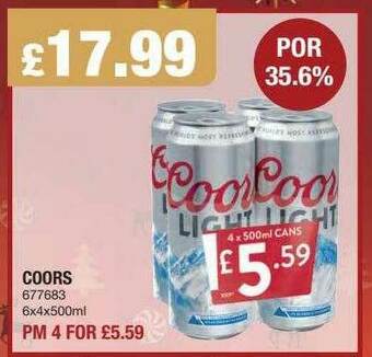 Bestway Coors offer