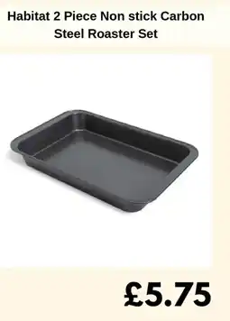 Sainsbury's Habitat 2 Piece Non stick Carbon Steel Roaster Set offer