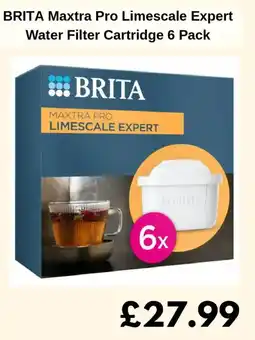 Sainsbury's BRITA Maxtra Pro Limescale Expert Water Filter Cartridge 6 Pack offer