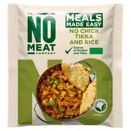 Iceland The No Meat Company No Chick Tikka and Rice 400g offer