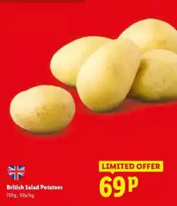 Lidl British Salad Potatoes offer