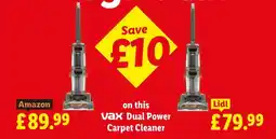 Lidl Vax Dual Power Carpet Cleaner offer
