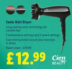 Lidl Ionic Hair Dryer offer