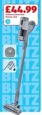 Aldi Cordless Cyclonic Stick Vacuum offer
