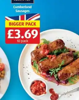 Aldi Cumberland Sausages offer
