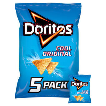 Asda Walkers Doritos Cool Original Multipack Tortilla Chips offer