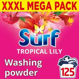 Costco Surf Tropical Laundry Powder, 125 Wash offer