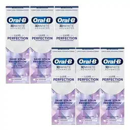 Costco Oral B 3D White Luxe Perfection 6 x 75ml offer