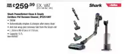 Costco Shark PowerDetect Clean & Empty Cordless Pet Vacuum Cleaner, JP3251UKT offer