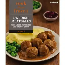 Iceland Iceland Swedish Meatballs in Gravy 500g offer