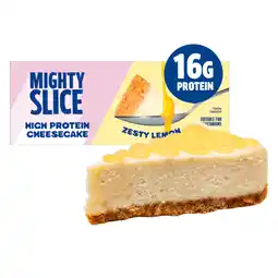 Iceland Mighty Slice Zesty Lemon High Protein Cheesecake 115g offer