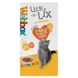 Iceland Webbox Lick-e-Lix with Chicken Tasty Yoghurt Snack 4 x 15g offer
