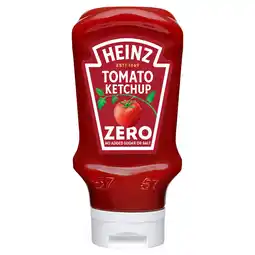 Iceland Heinz Tomato Ketchup Zero Added Sugar & Salt 400ml offer