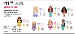 Costco Disney Large Doll and Hair Play Assortment offer