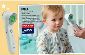 Braun Premium No Touch Thermometer